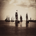 bateaux quittant le port du Havre 1856-1857